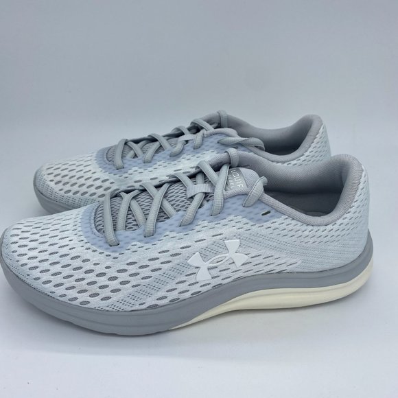 Women's Under Armour Liquify Rebel Shoes (3023022-100) Halo Gray White - 8.5 - Picture 4 of 8